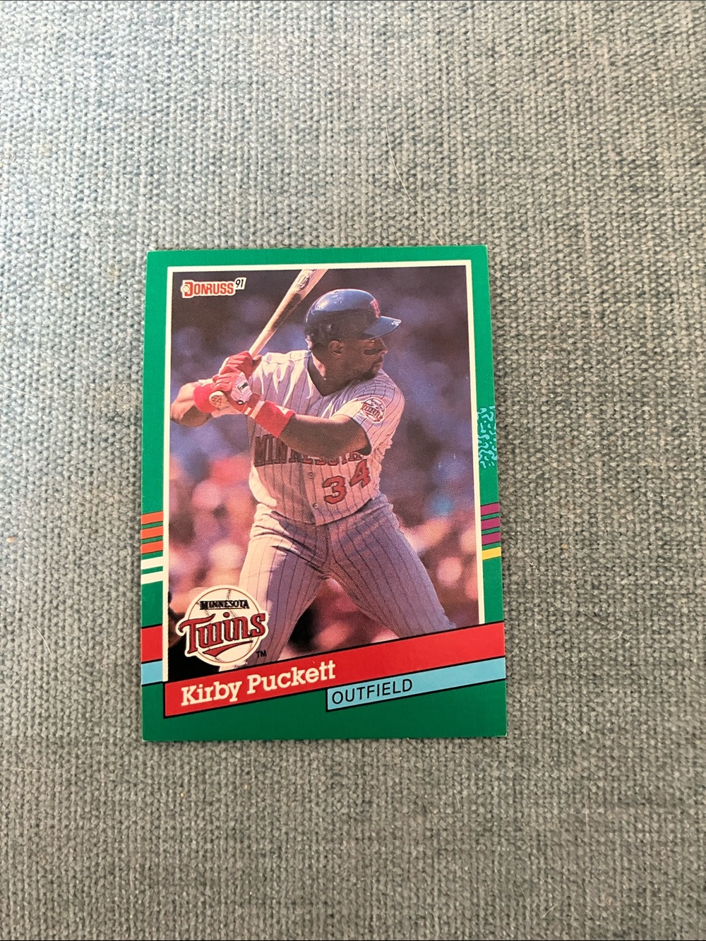 1991 Donruss Minnesota Twins Baseball Card Trading Card